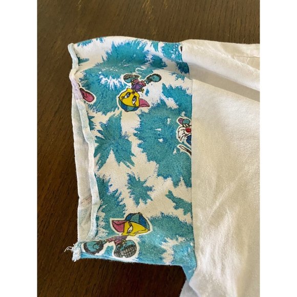 Looney Tunes 1994 Sun Sportswear Large Shirt Vintage Daffy Duck Tweety Bugs READ - Picture 16 of 16